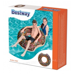 Duże dmuchane koło do pływania Donut pączek 107 cm Bestway 36118