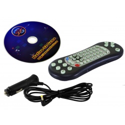 Przenośny odtwarzacz samochodowy NVOX 11.6 cali TFT LED FULL HD SD USB napęd DVD nadajnik IR FM