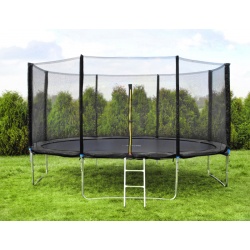 Osłona na sprężyny 427-435 cm 14FT do trampoliny ogrodowej czarna