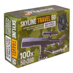 Teleskop Levenhuk Skyline Travel 50 wygodny plecak do transportowania