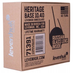 Lornetka Levenhuk Heritage BASE 10x40 wersja limitowana układ optyczny wyprodukowany w Rosji