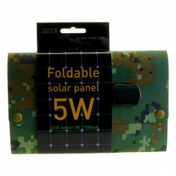 Elastyczna ładowarka solarna rozkładana 760 x 215 x 1mm S5W1B Power Need