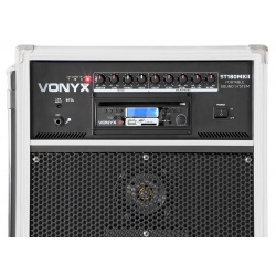 Mobilny zestaw nagłośnieniowy Vonyx ST180 wzmacniacz 450W port USB SD MMC Bluetooth