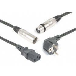 Przewód zasilający i audio XLR 2w1 PD Connex długość 10 metrów