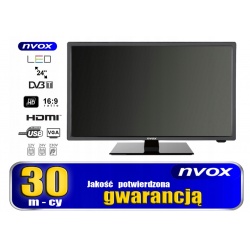 Telewizor LED 24 na 12/24/230V do postawienia wszędzie FULL HD z DVB-T