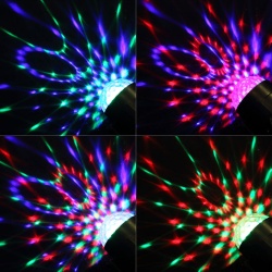 Kula dyskotekowa Led Ball Disco Laser Rgb czujnik dźwięku pilot