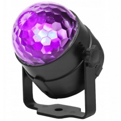 Kula dyskotekowa Led Ball Disco Laser Rgb czujnik dźwięku pilot