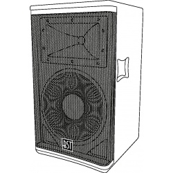 Aktywna kolumna nagłośnieniowa 800W Bi-amp Power Dynamics PD612A