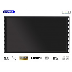 Monitor do zabudowy OPEN FRAME 21' Digital LED VGA HDMI metalowa obudowa