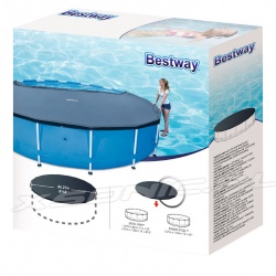 Pokrywa do basenu stelażowego Bestway średnica 427 cm Bestway 58248