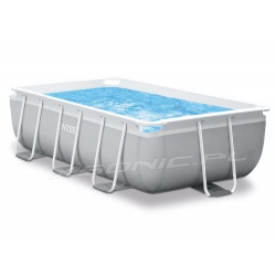 Basen prostokątny 300 x 175 x 80cm ogrodowy INTEX 26784 17w1 na stelażu