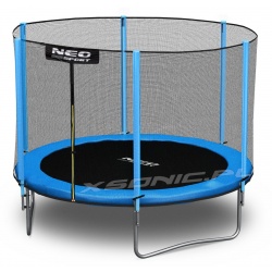 Trampolina ogrodowa 312 cm z siatką zewnętrzną drabinka GRATIS