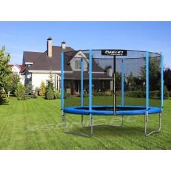 Trampolina ogrodowa 312 cm z siatką zewnętrzną drabinka GRATIS