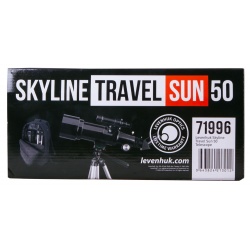 Teleskop Levenhuk Skyline Travel Sun 50 refractor średnica soczewki obiektywowej 50 mm ogniskowa 360 mm