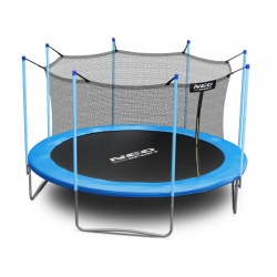 Trampolina ogrodowa 374 cm z siatką wewnętrzną PRO drabinka GRATIS