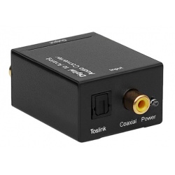 Konwerter optyczny sygnału audio Toslink coaxial na 2x Chinch RCA