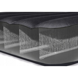 Dmuchana welurowa sofa rozkładane łóżko 2w1 z oparciem fotel INTEX 66552