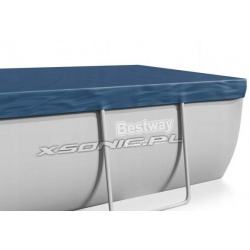 Basen ogrodowy 732 x 366 x 132 cm prostokątny 12w1 stelażowy Bestway 56475