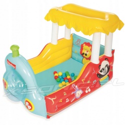 Dmuchany pociąg lokomotywa dla dzieci Fisher Price Bestway 93537